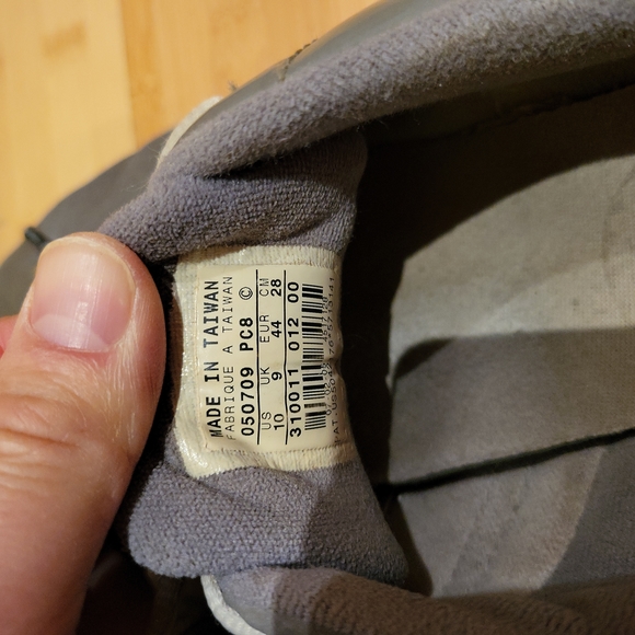 Nike Air Jordan TE² sneakers shoes Mens size US10 grey/white - Picture 7 of 10